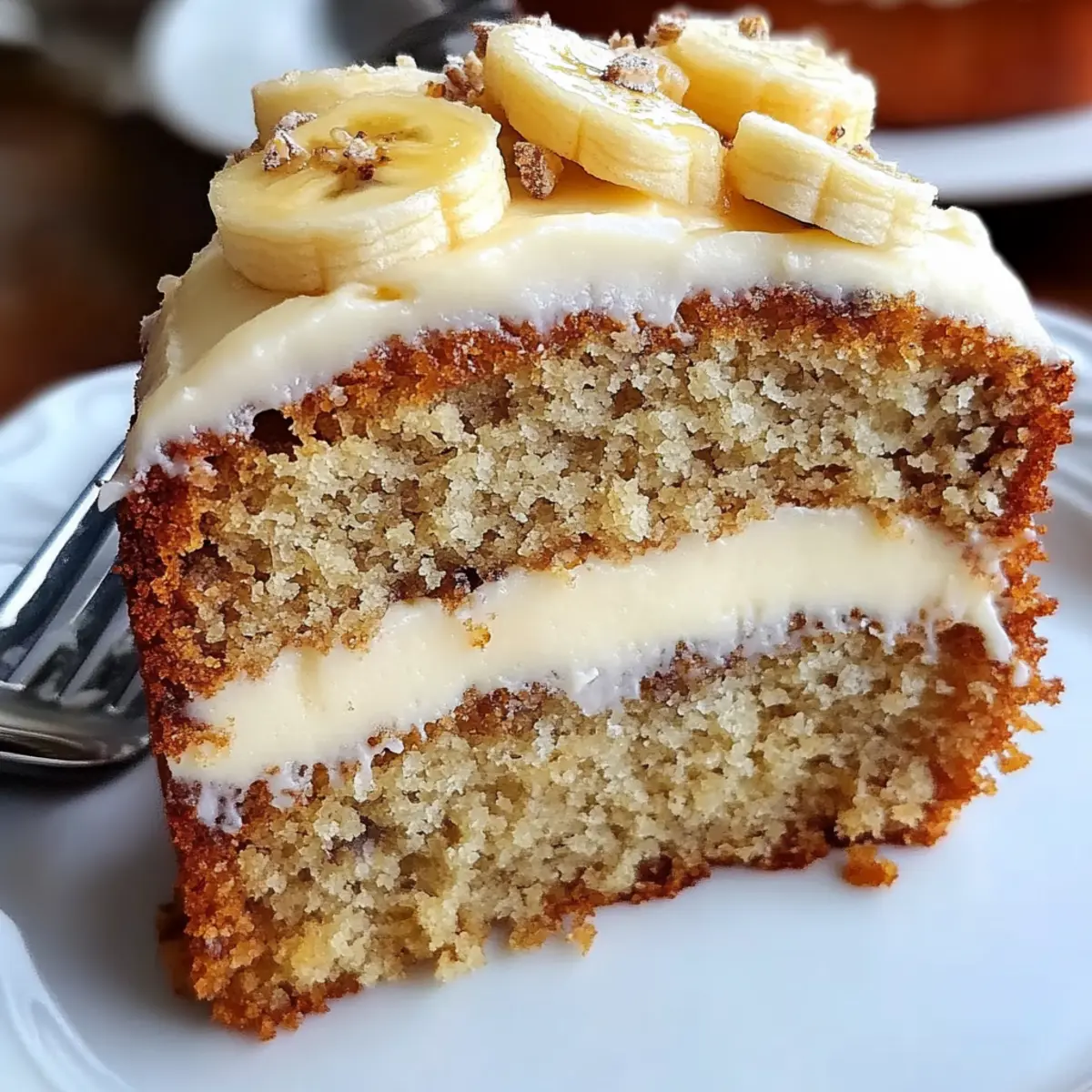 Banana Bread Cake with Cream Cheese Frosting