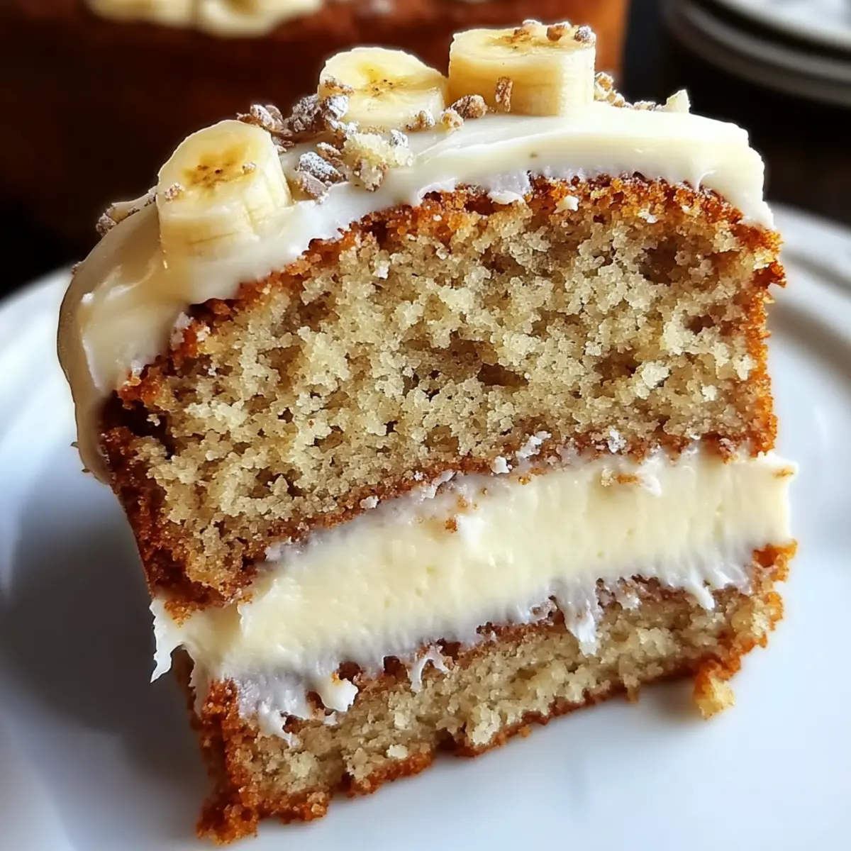 Banana Bread Cake with Cream Cheese Frosting