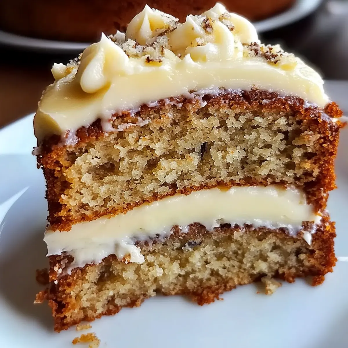 Banana Bread Cake with Cream Cheese Frosting