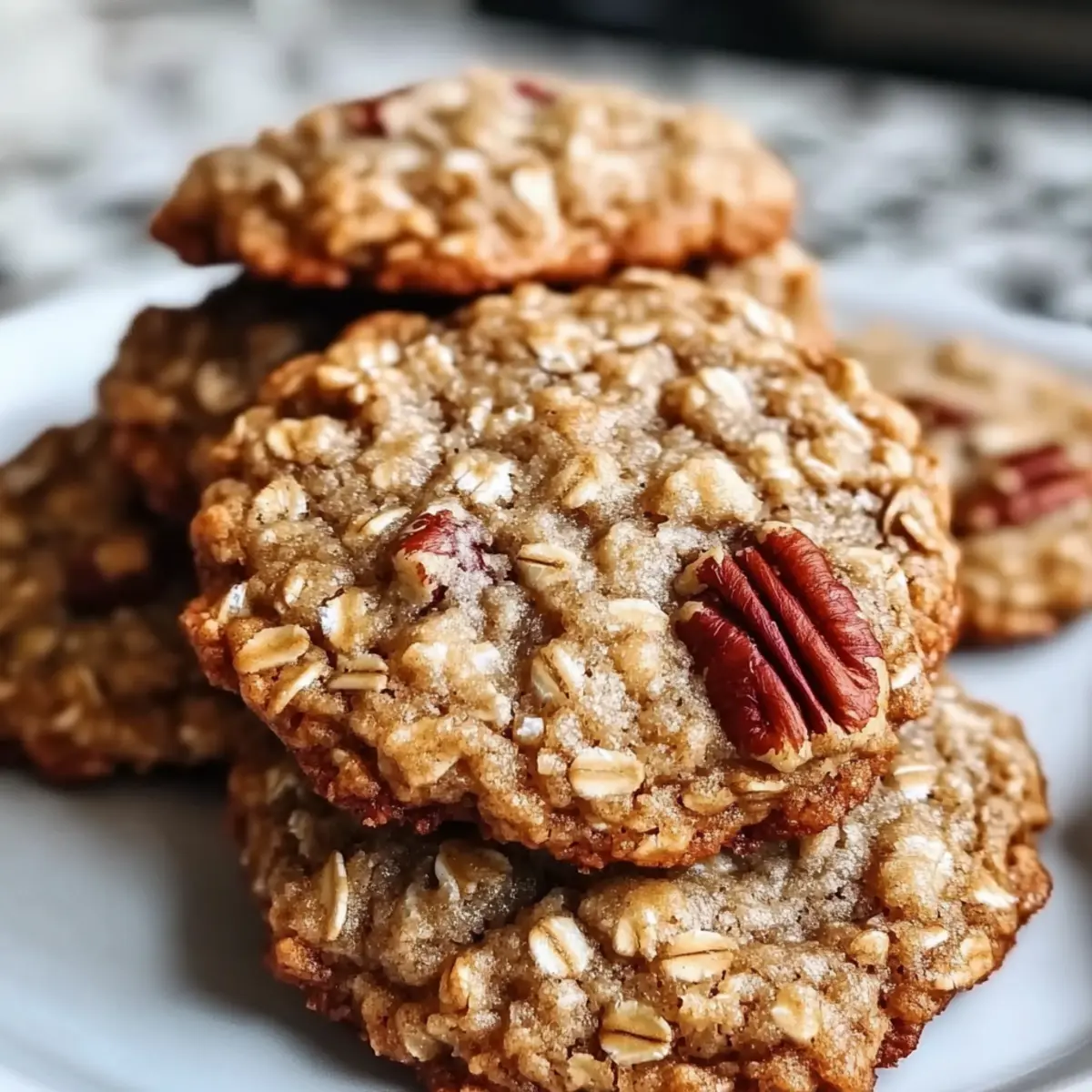 Brown Sugar Pecan Oatmeal Cookies