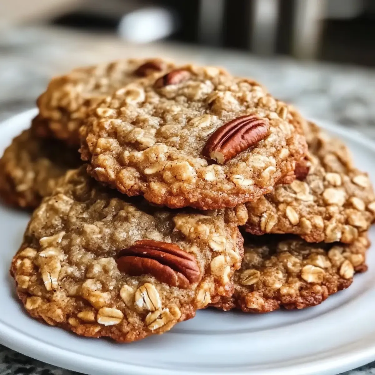 Brown Sugar Pecan Oatmeal Cookies