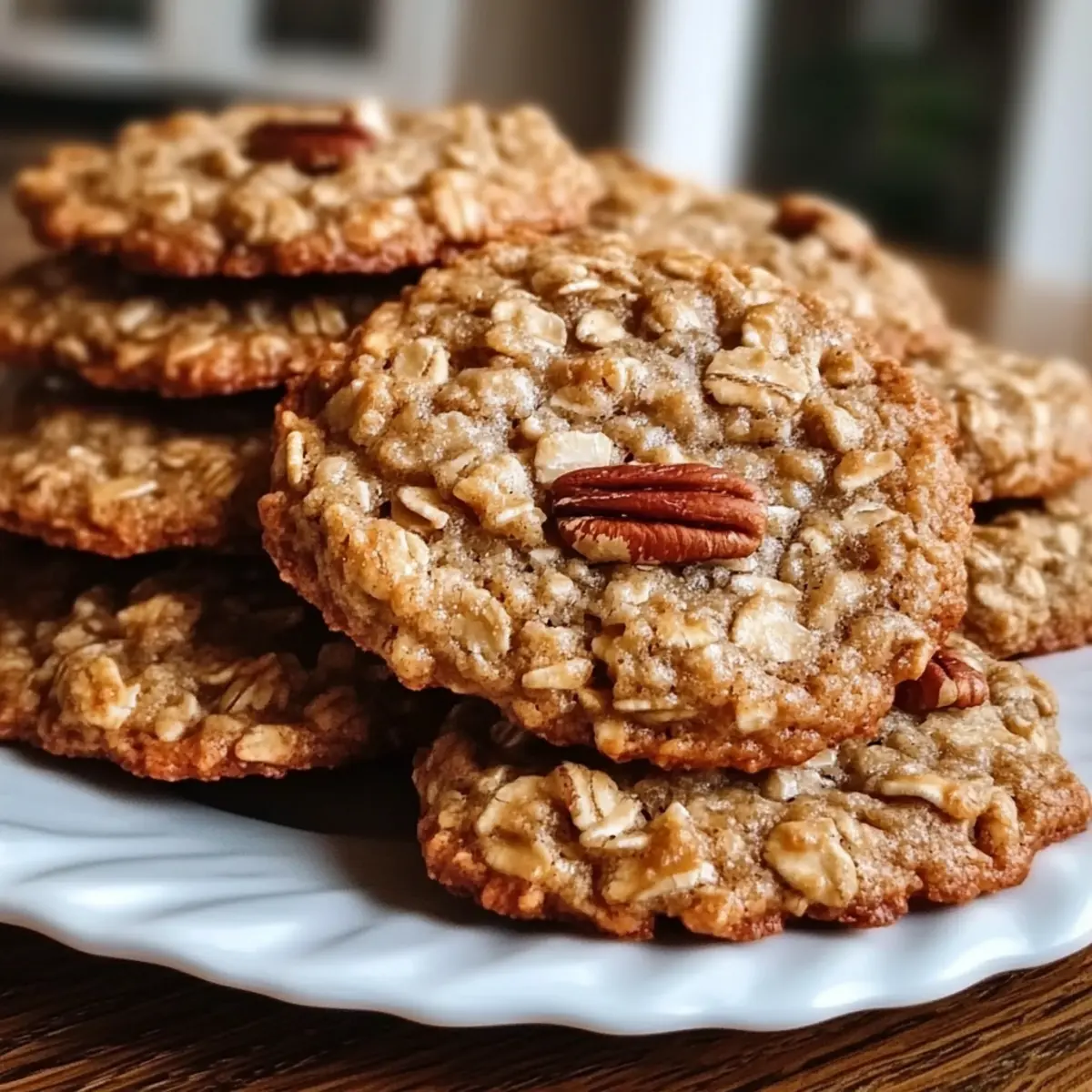 Brown Sugar Pecan Oatmeal Cookies