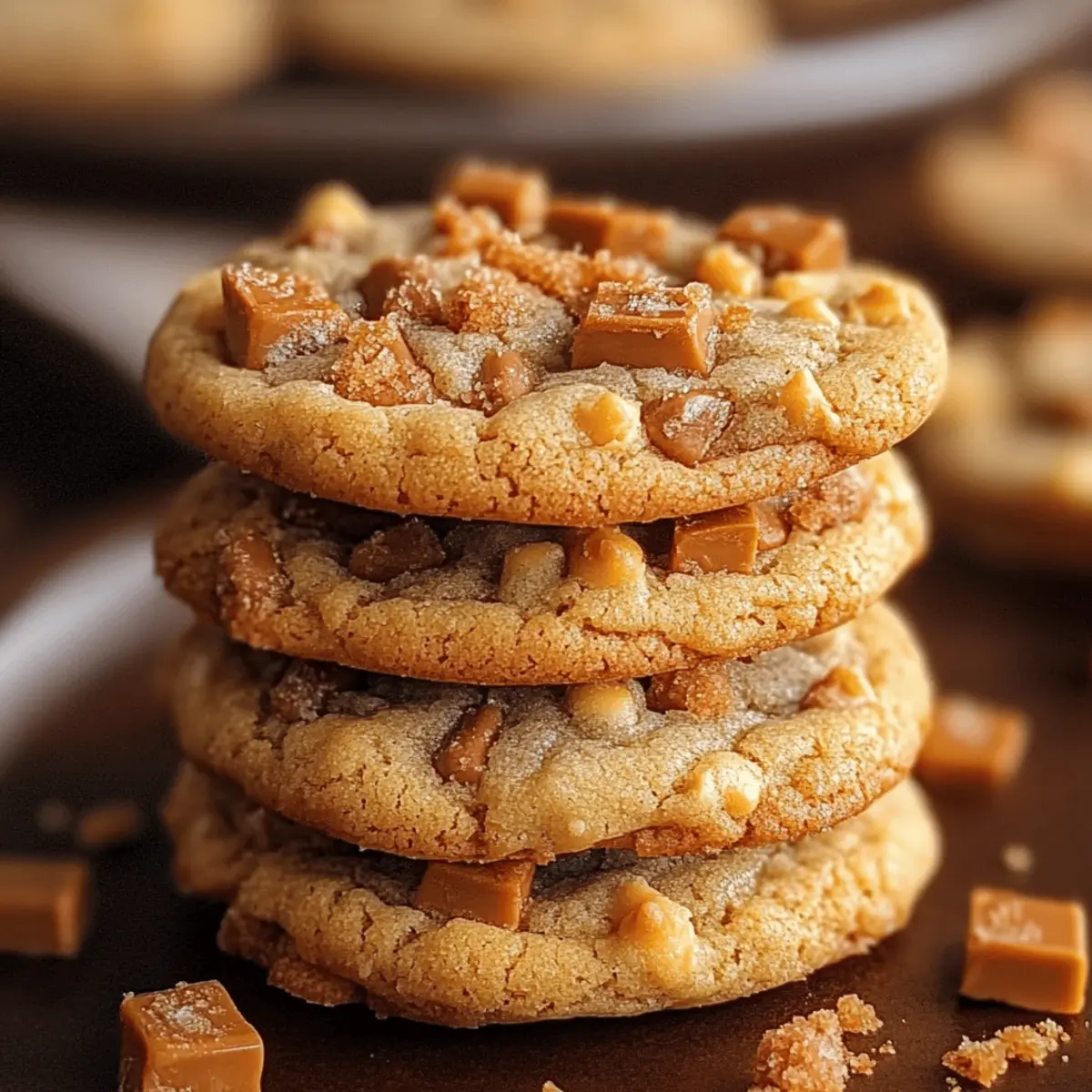 Butterfinger Caramel Crunch Cookies
