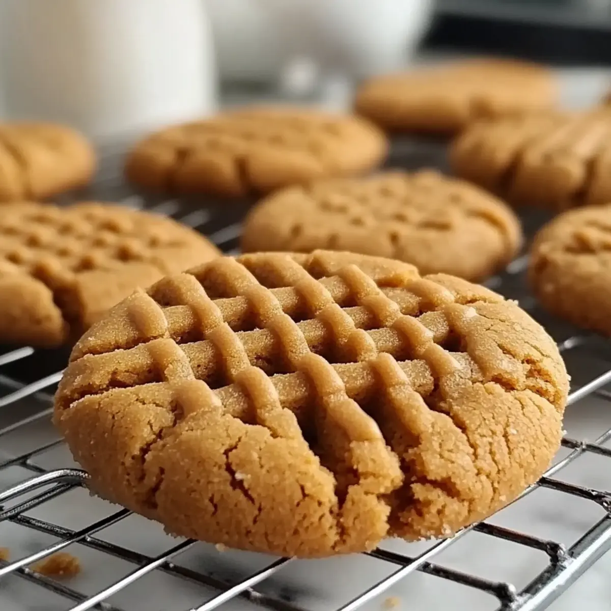 Cake Mix Peanut Butter Cookies
