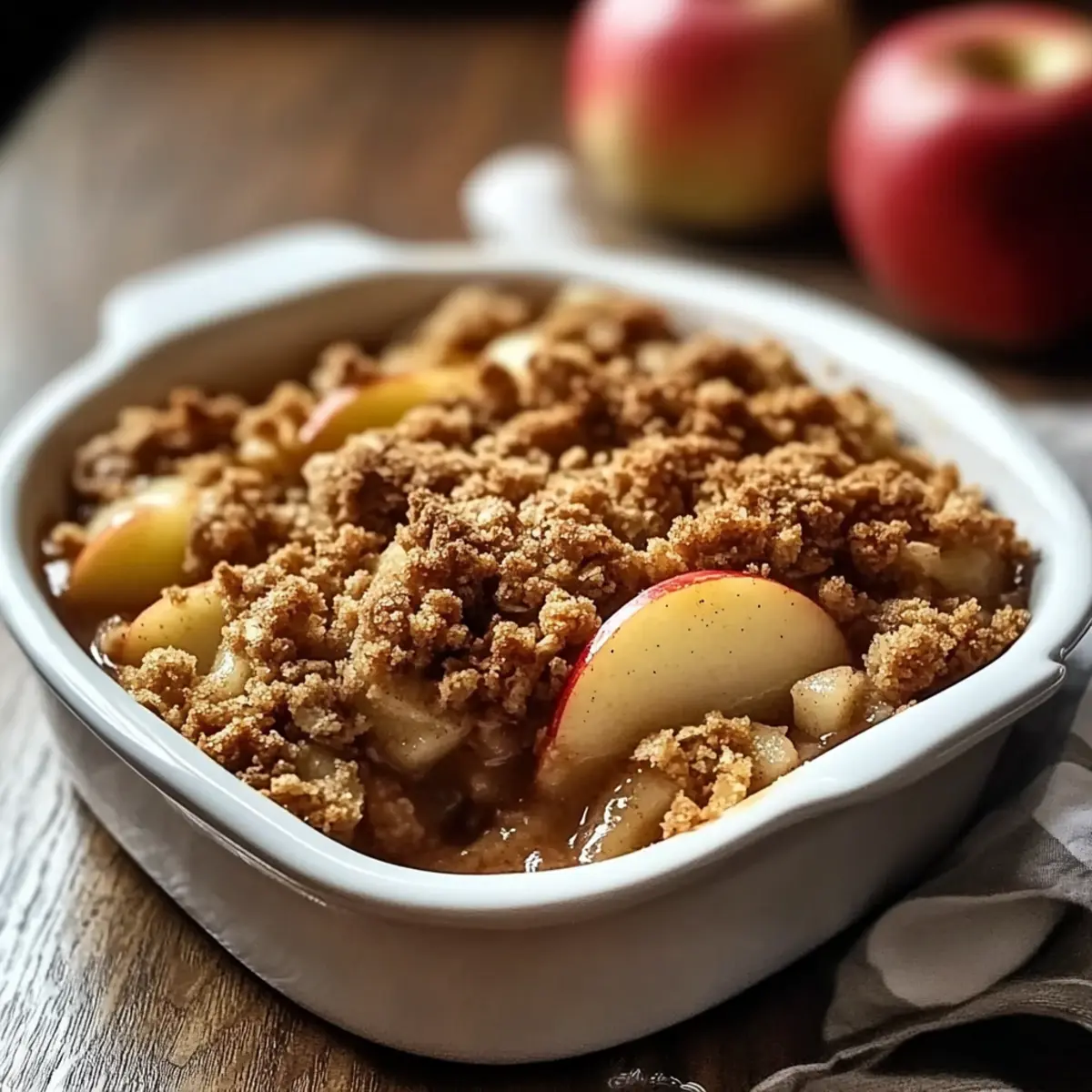 Cinnamon Apple Crisp