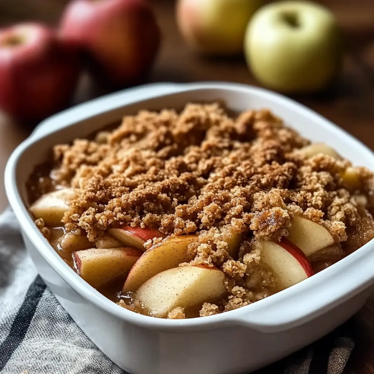 Cinnamon Apple Crisp