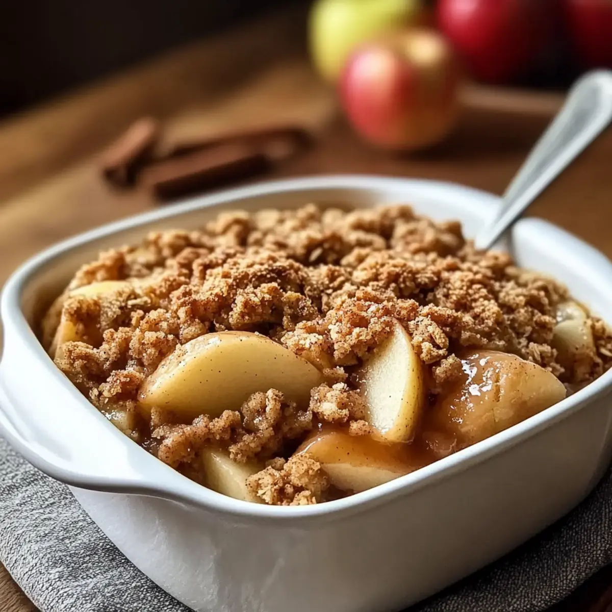 Cinnamon Apple Crisp