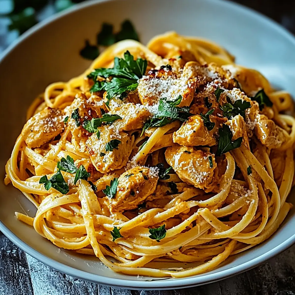 Cowboy Butter Chicken Linguine