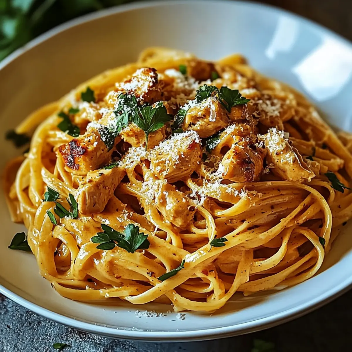 Cowboy Butter Chicken Linguine