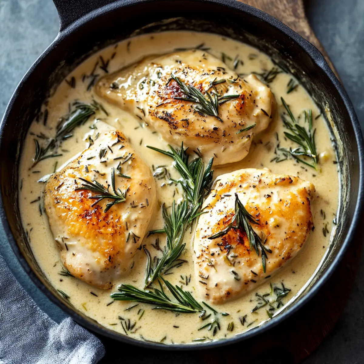 Creamy Dijon Rosemary Chicken