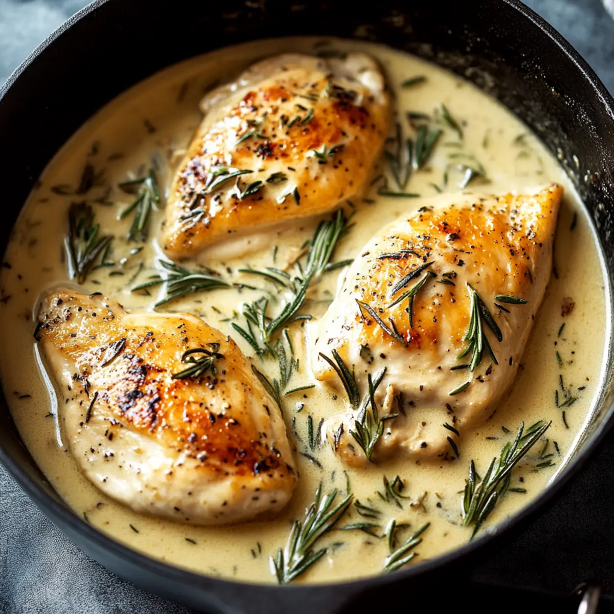 Creamy Dijon Rosemary Chicken