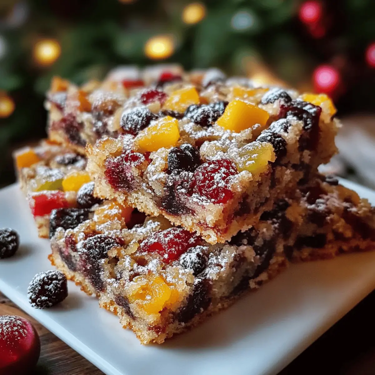 Fruit Cake 7-Layer Bars