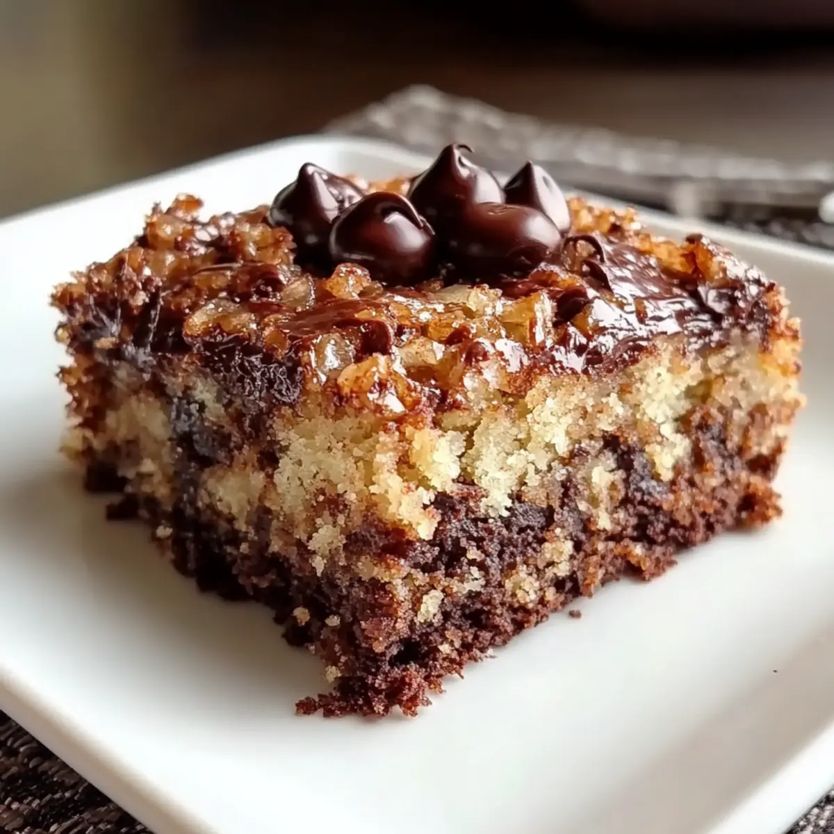 German Chocolate Dump Cake