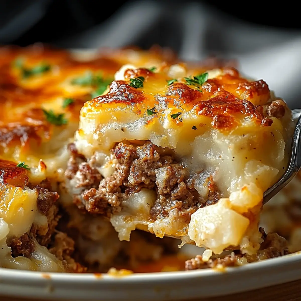 Loaded Potato Meatloaf Casserole