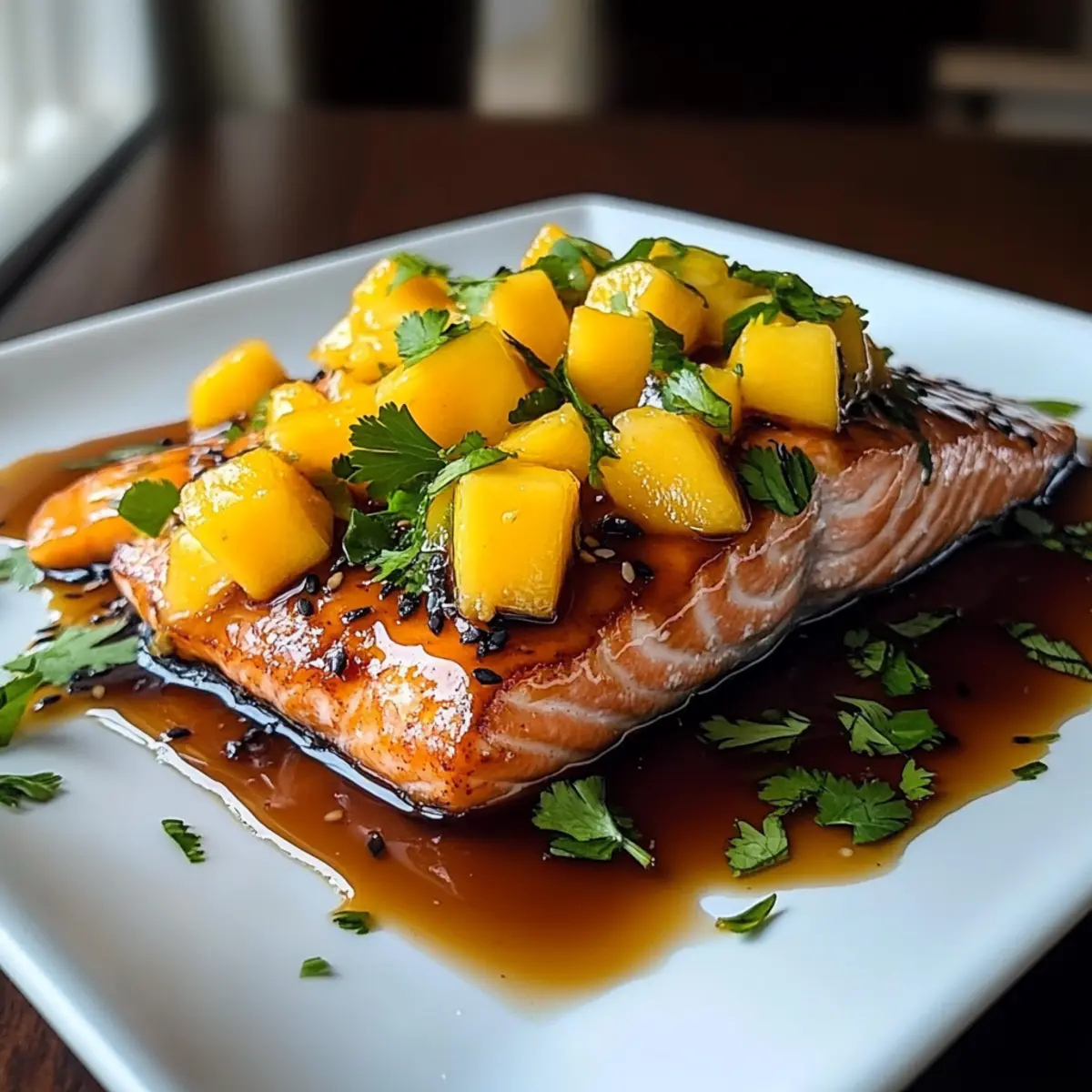 Mango Teriyaki Salmon