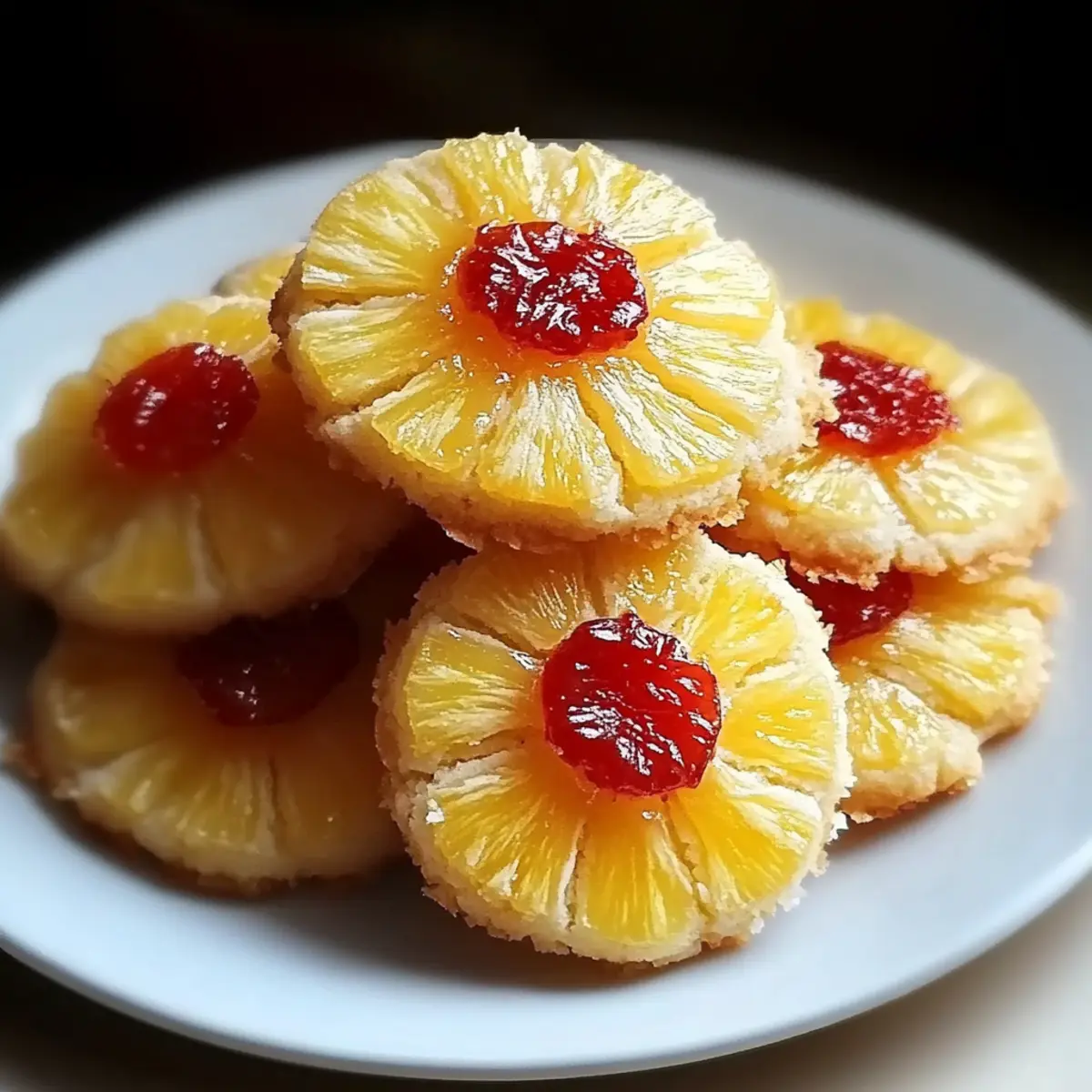 Pineapple Upside Sugar Cookies