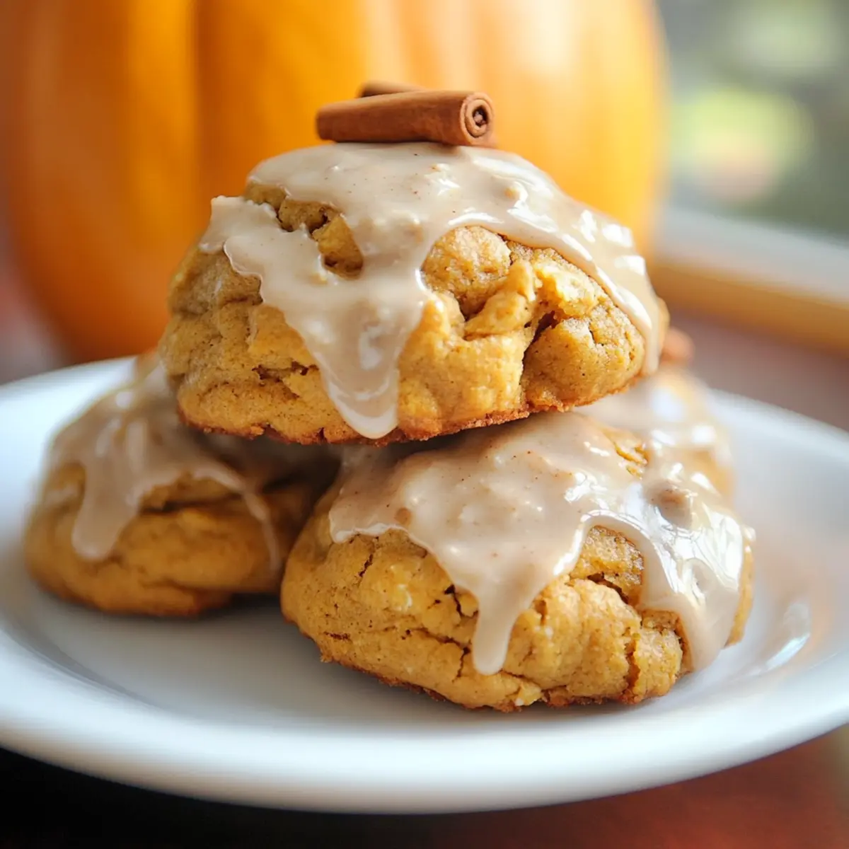 Pumpkin Cake Mix Cookies