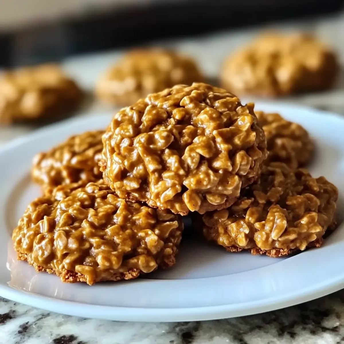 Pumpkin Spice No Bake Cookies