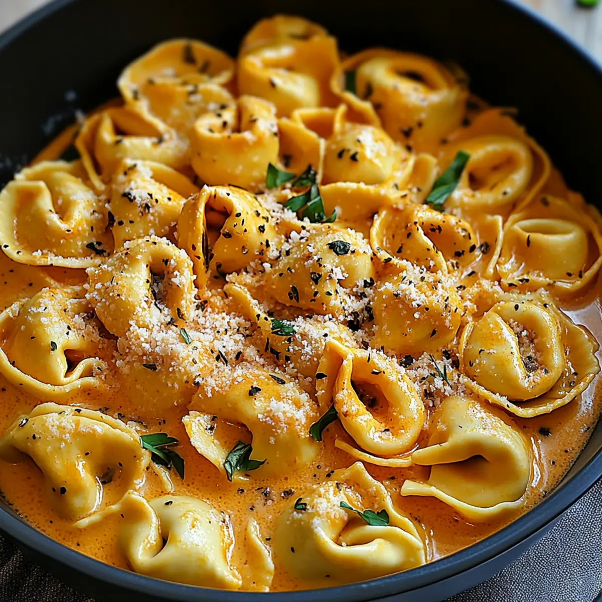 Spicy Garlic Butter Chicken Tortellini