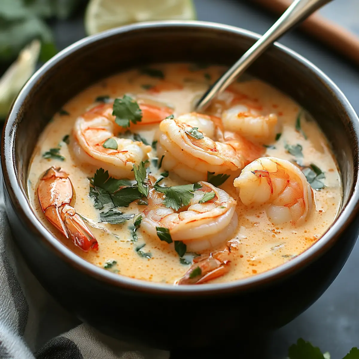 Thai Coconut Shrimp Soup
