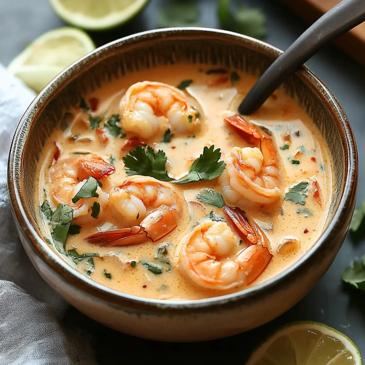 Thai Coconut Shrimp Soup