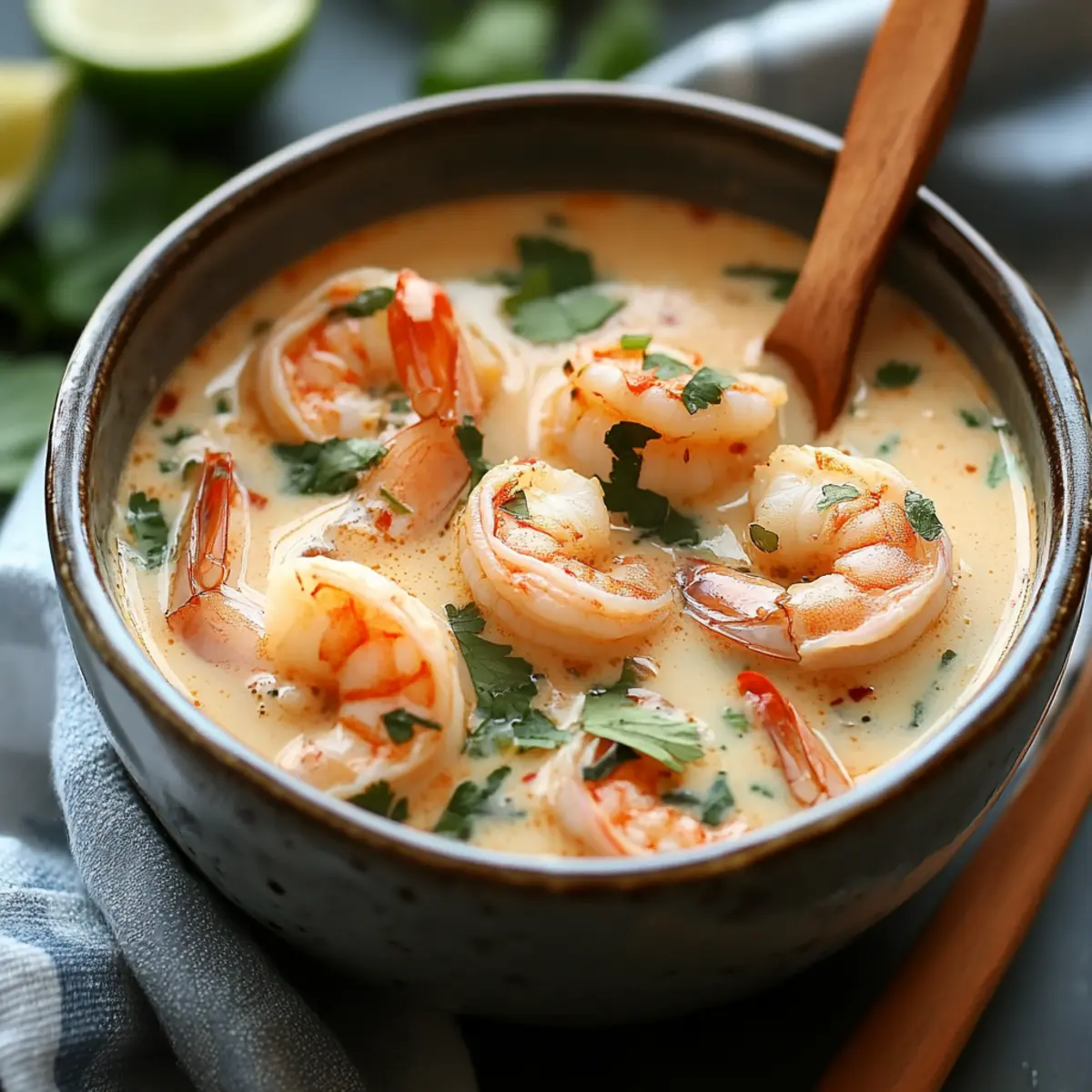 Thai Coconut Shrimp Soup