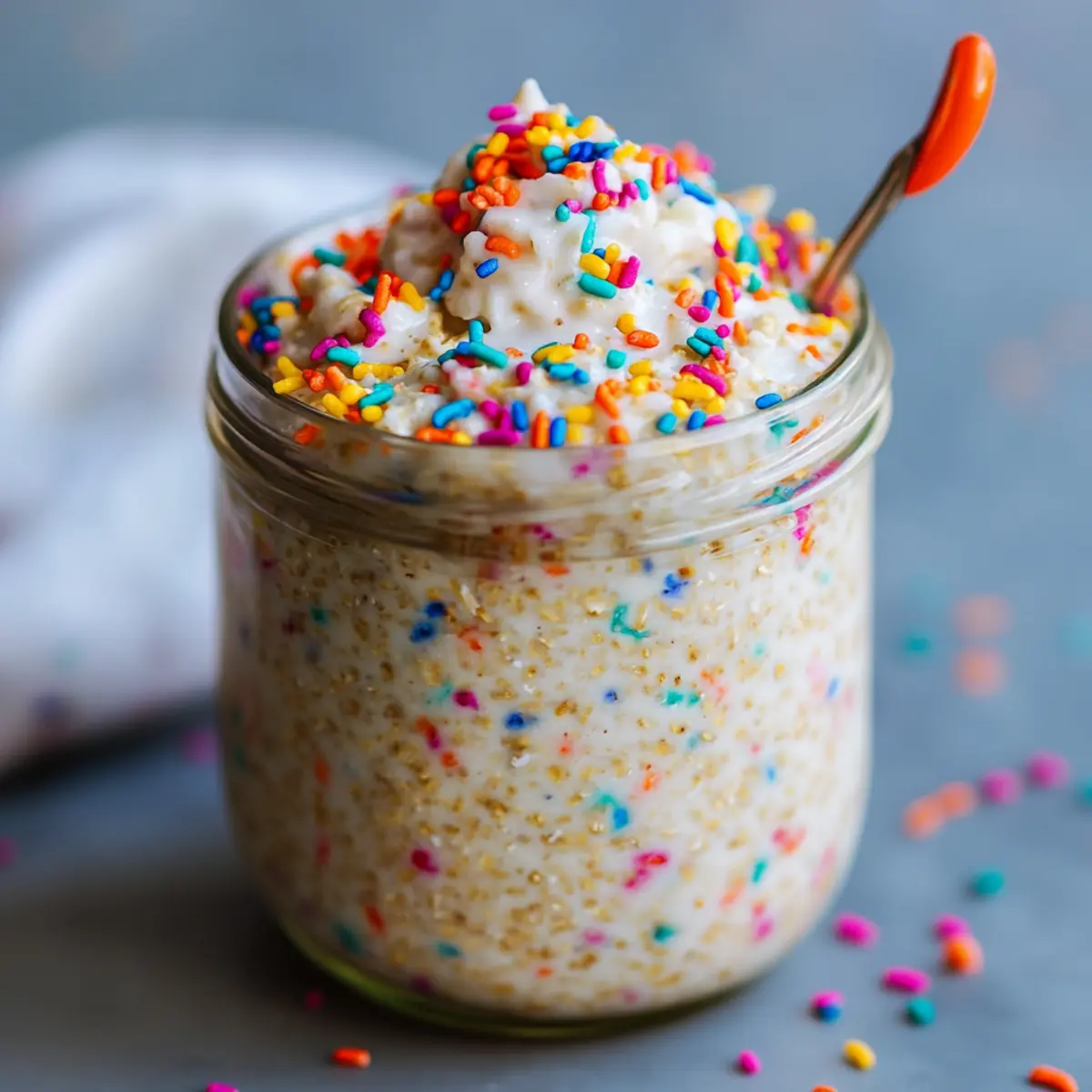Birthday Cake Overnight Oats