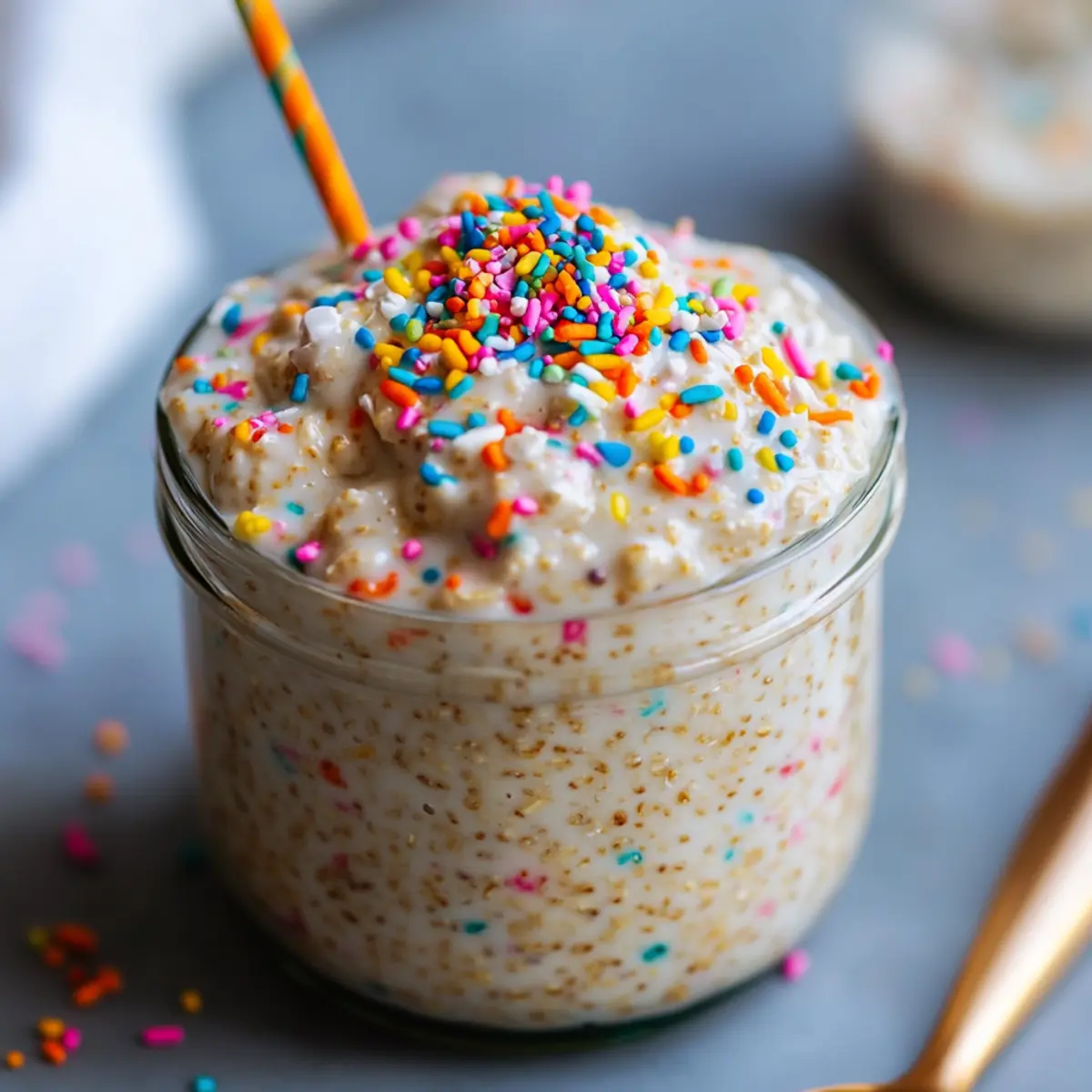 Birthday Cake Overnight Oats