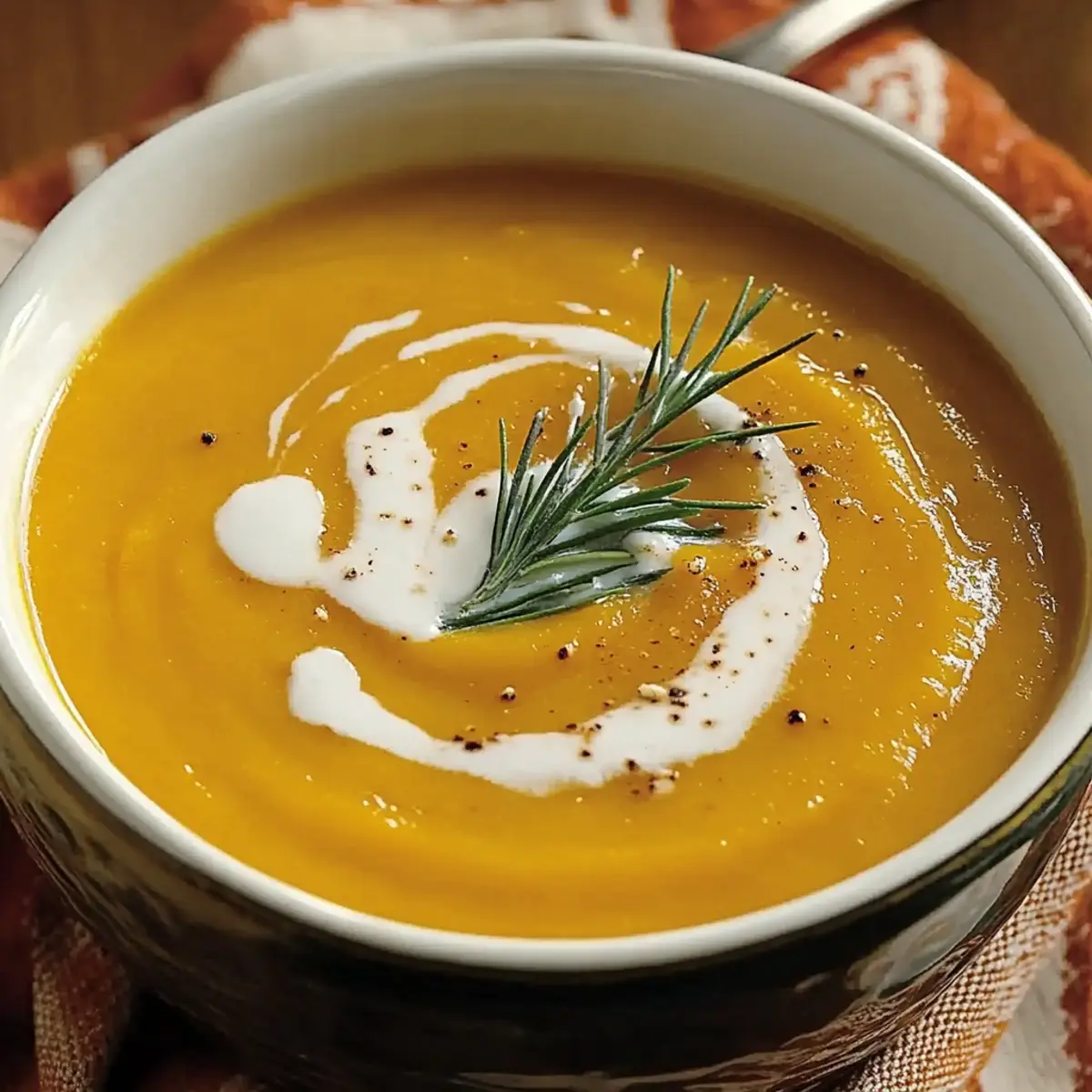 Caramelized Butternut Squash Soup