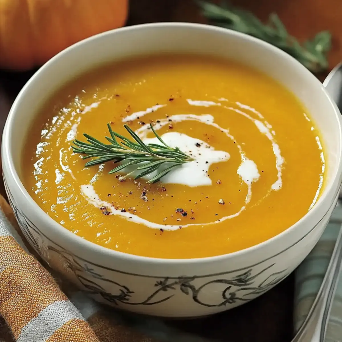 Caramelized Butternut Squash Soup