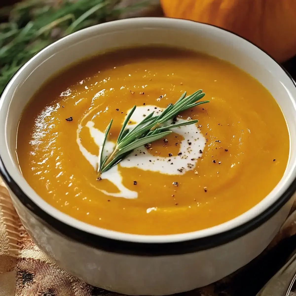Caramelized Butternut Squash Soup