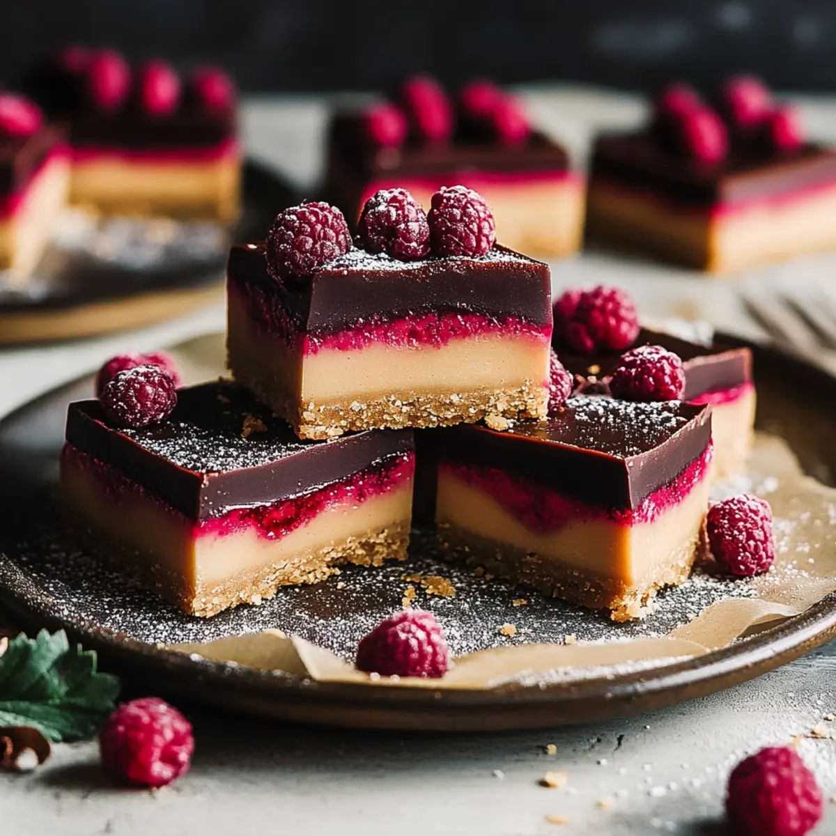 Christmas Raspberry Caramel Millionaires Shortbread