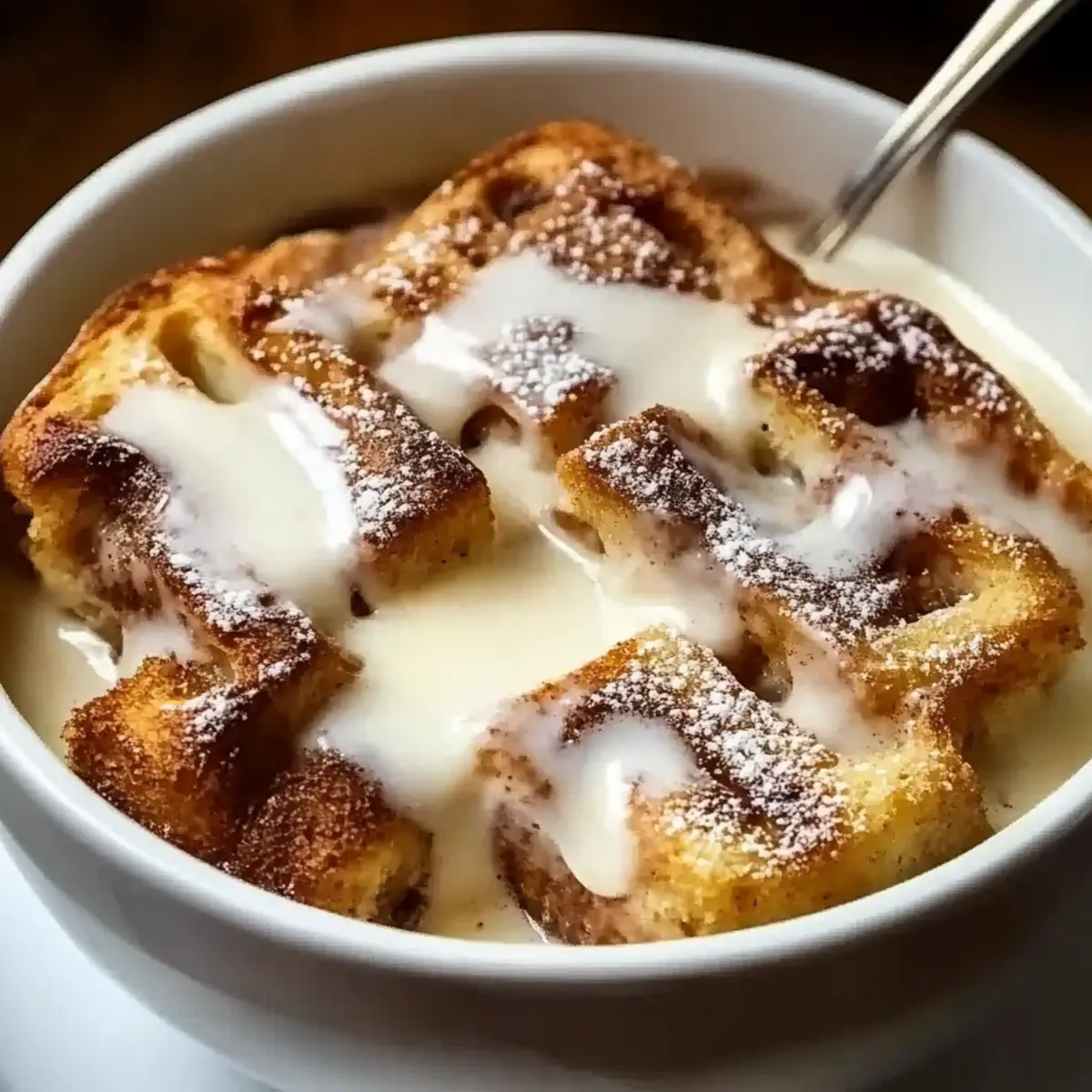 Cinnamon Roll Bread Pudding