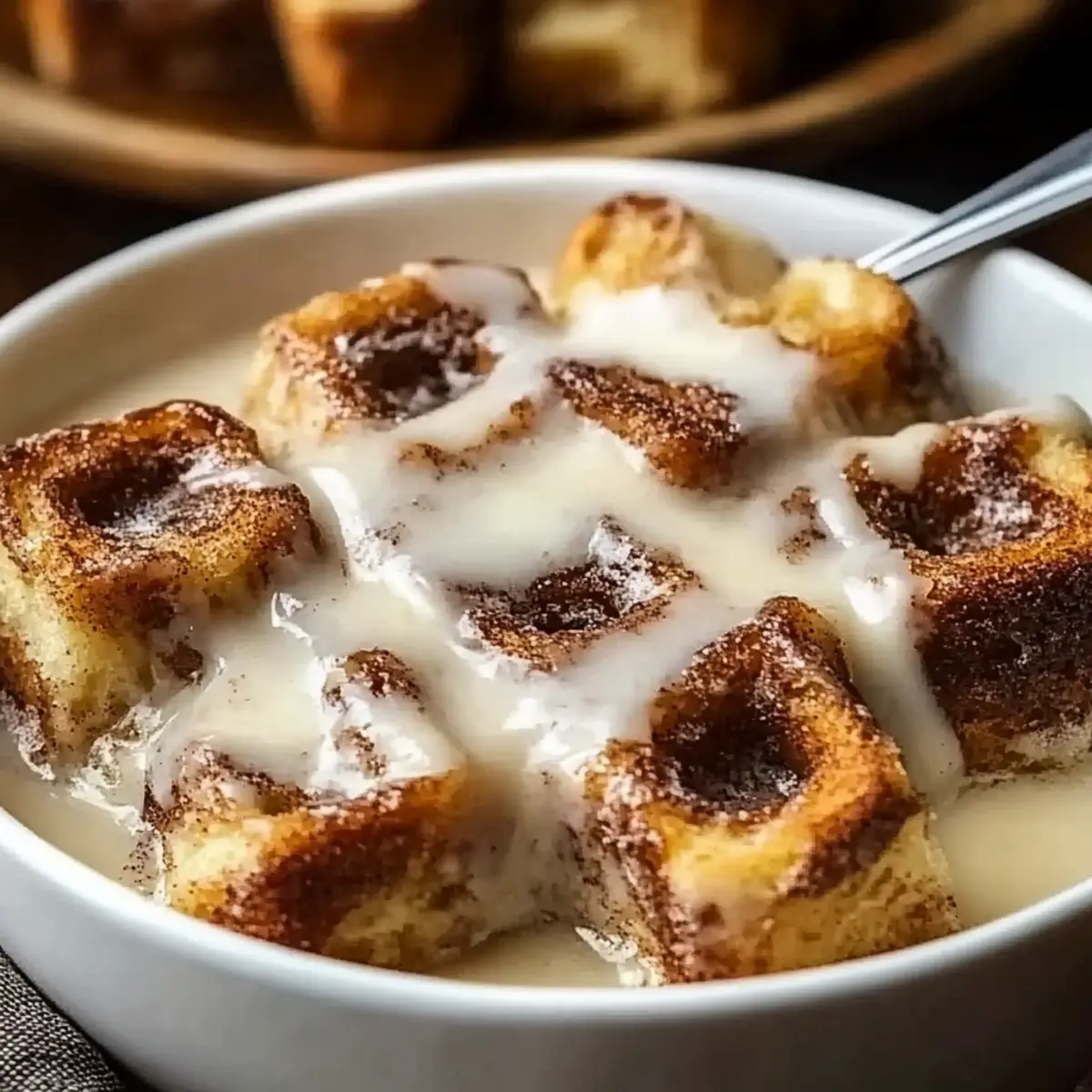 Cinnamon Roll Bread Pudding