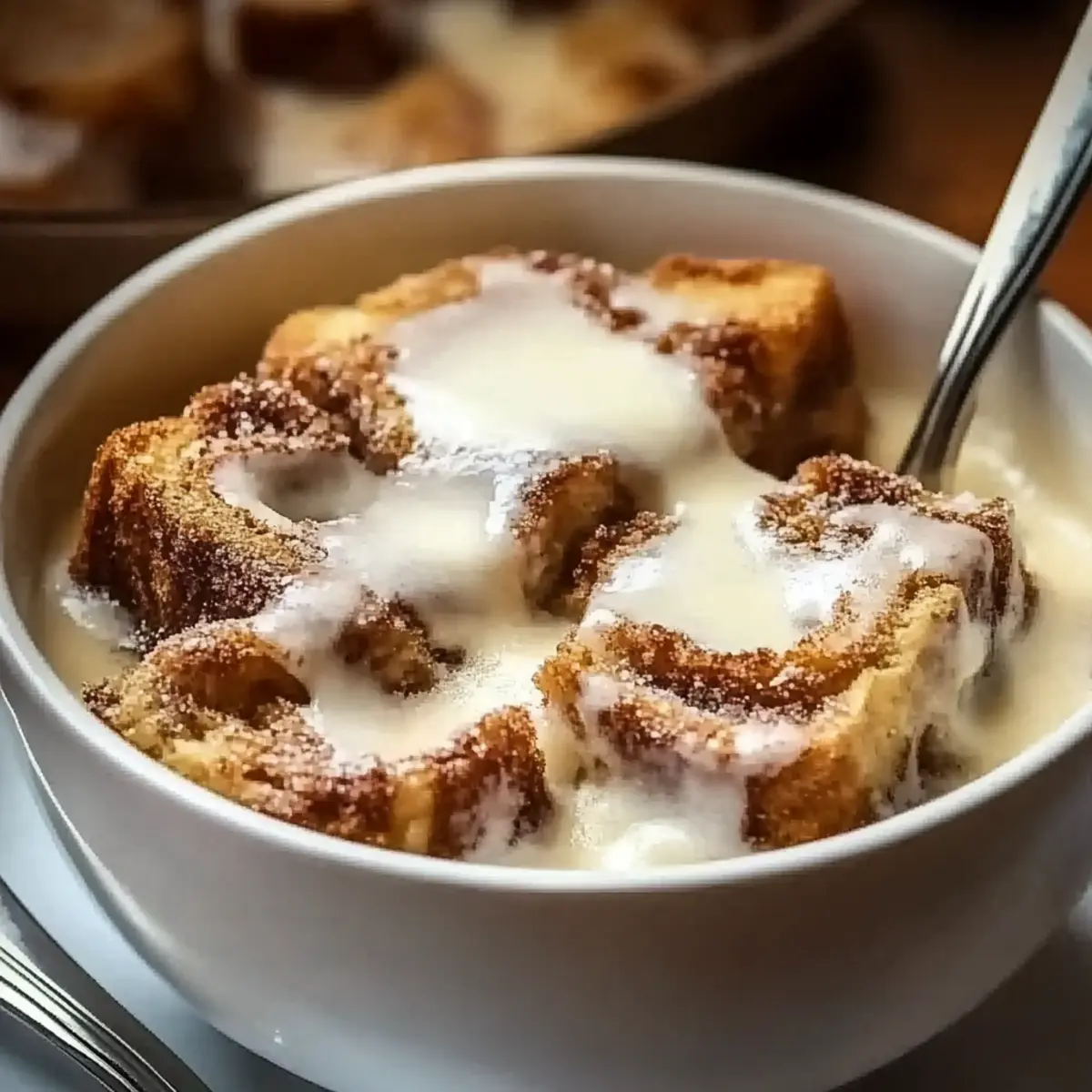 Cinnamon Roll Bread Pudding