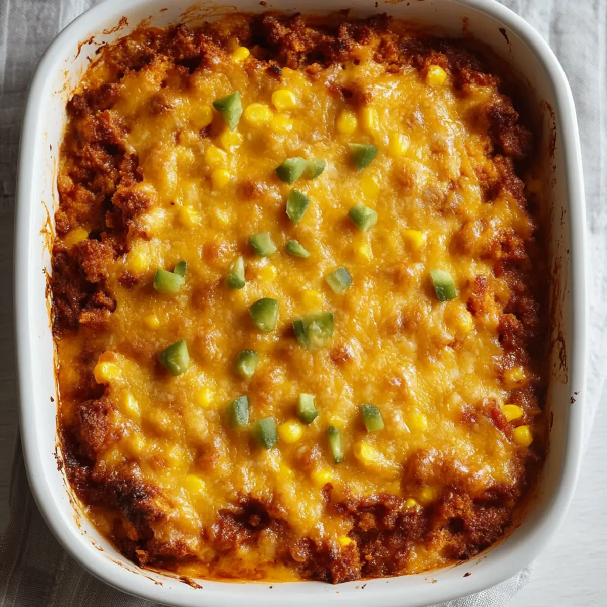 Cornbread Taco Casserole