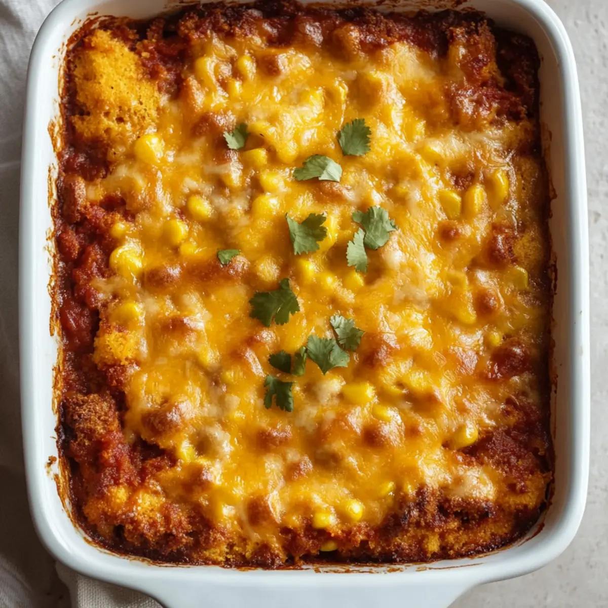 Cornbread Taco Casserole