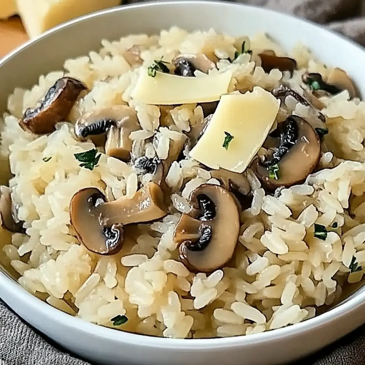 Creamy Mushroom Rice