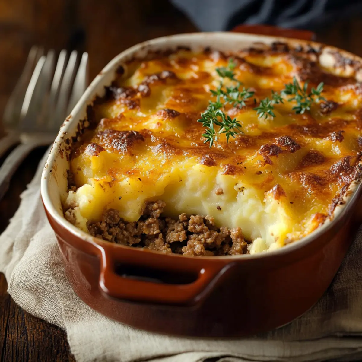 Hamburger and Potato Casserole