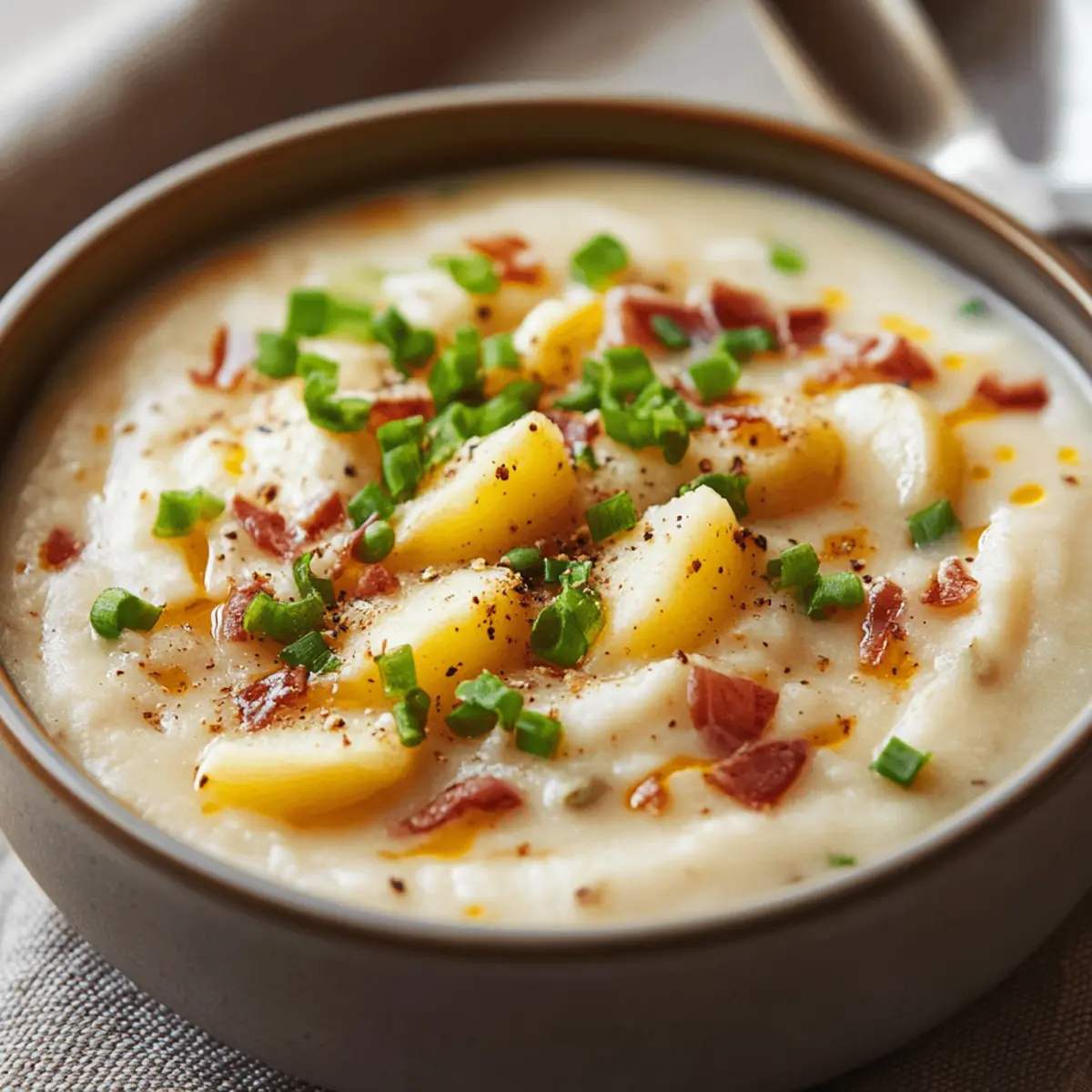 High Protein Potato Soup
