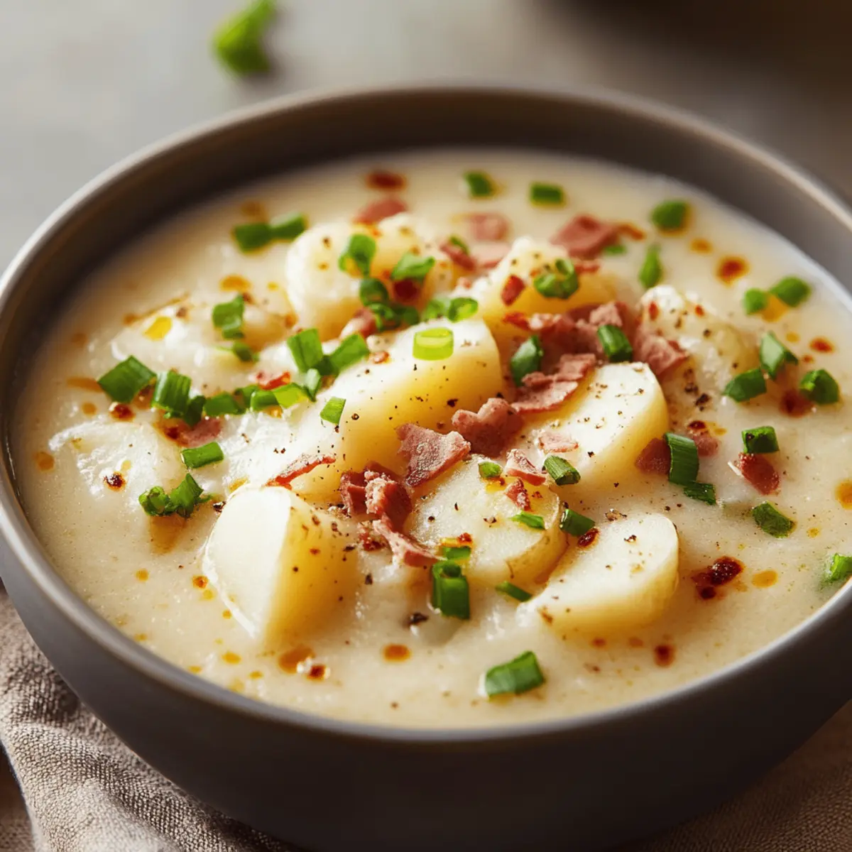 High Protein Potato Soup