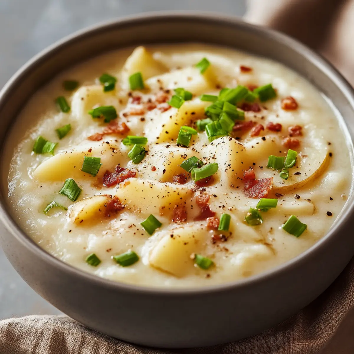 High Protein Potato Soup