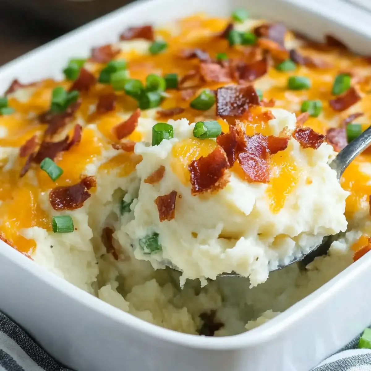 Loaded Mashed Potato Casserole