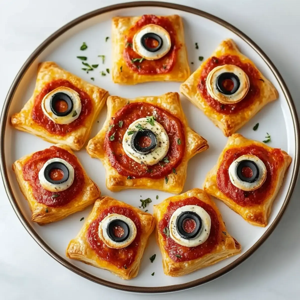 Puff Pastry Pizza Bites