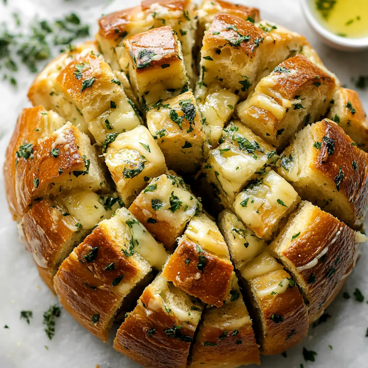 Pull Apart Garlic Bread
