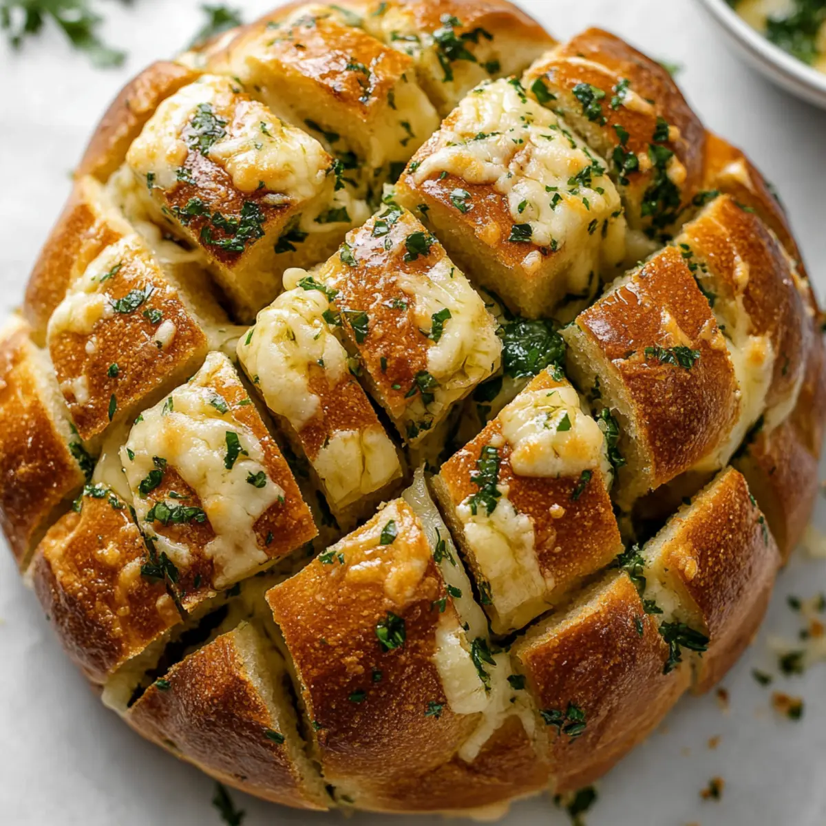 Pull Apart Garlic Bread