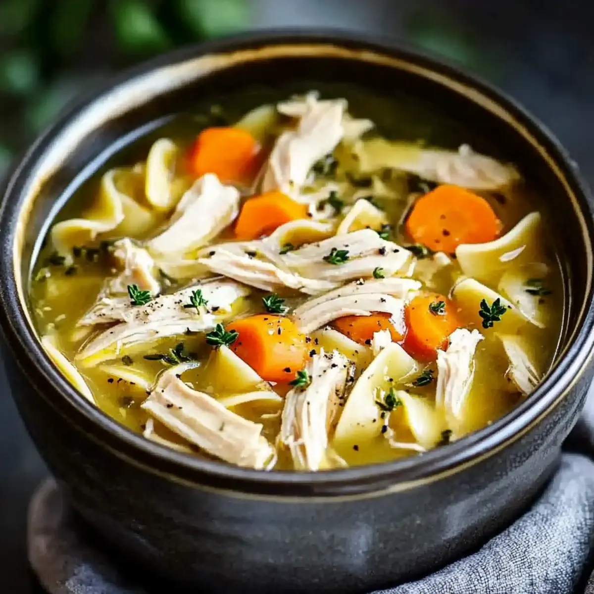 Slow Cooker Chicken Noodle Soup