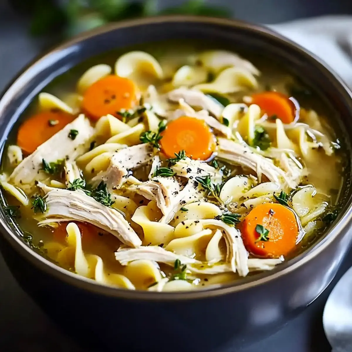 Slow Cooker Chicken Noodle Soup