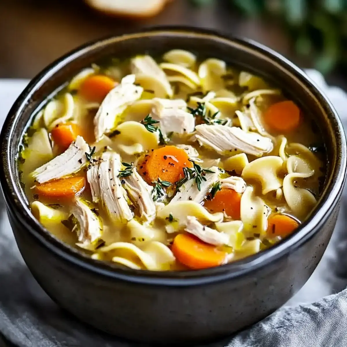 Slow Cooker Chicken Noodle Soup