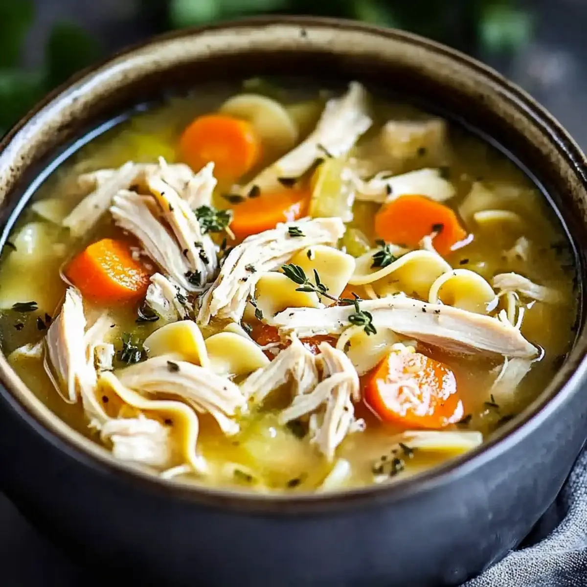 Slow Cooker Chicken Noodle Soup